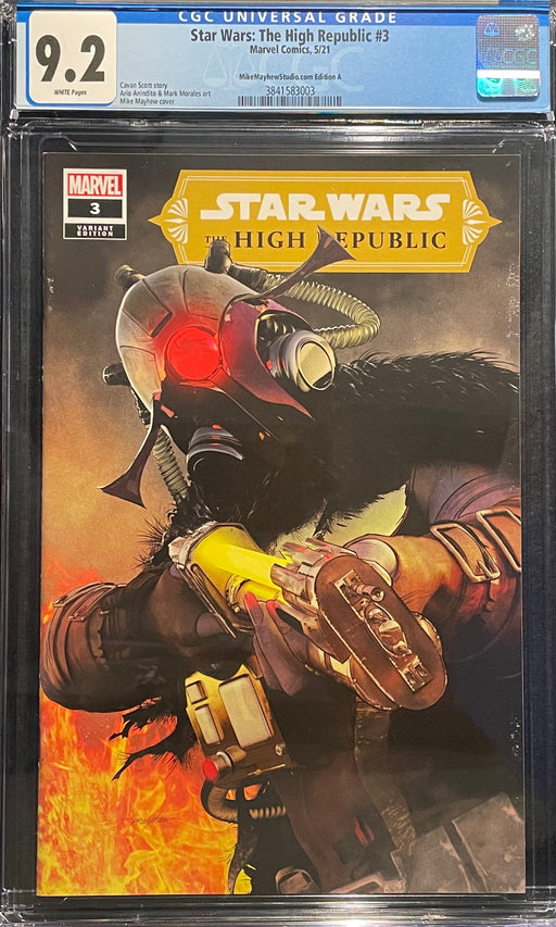 Star Wars: The High Republic #  3 Mike Mayhew Cover CGC 9.2