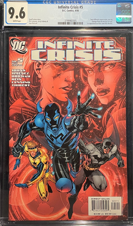 Infinite Crisis #  5 Jim Lee / Sandra Hope Cover CGC 9.6