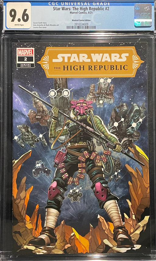Star Wars: The High Republic #  2  Wanted Comix Edition CGC 9.6