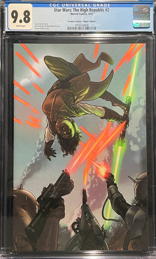 Star Wars: The High Republic #  2 Frankie's Comics "Virgin" Edition CGC 9.8