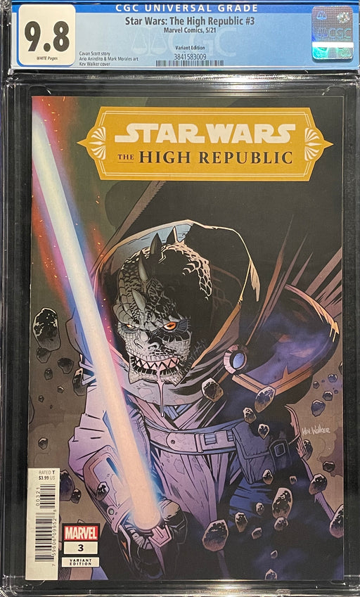 Star Wars: The High Republic #  3 Kev Walker Cover CGC 9.8
