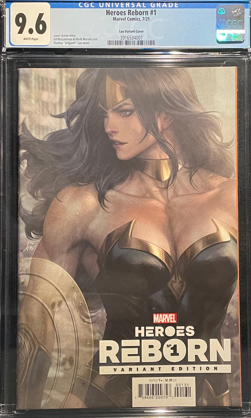 Heroes Reborn #  1 Stanley 'Artgerm' Lau Variant Cover CGC 9.6