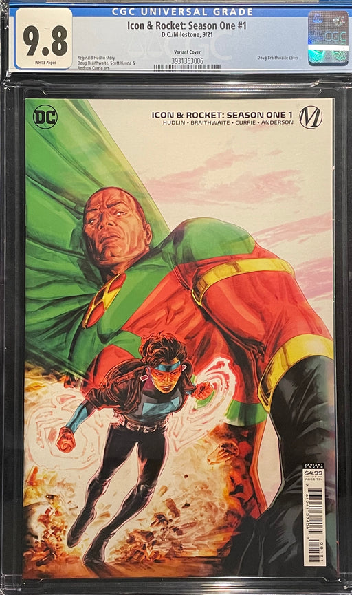 Icon & Rocket: Season One #  1 Doug Braithwaite Cover CGC 9.6