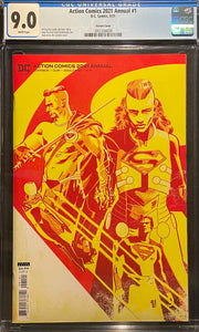 Action Comics 2021 Annual #  1 Valentine De Landro Cover CGC 9.0