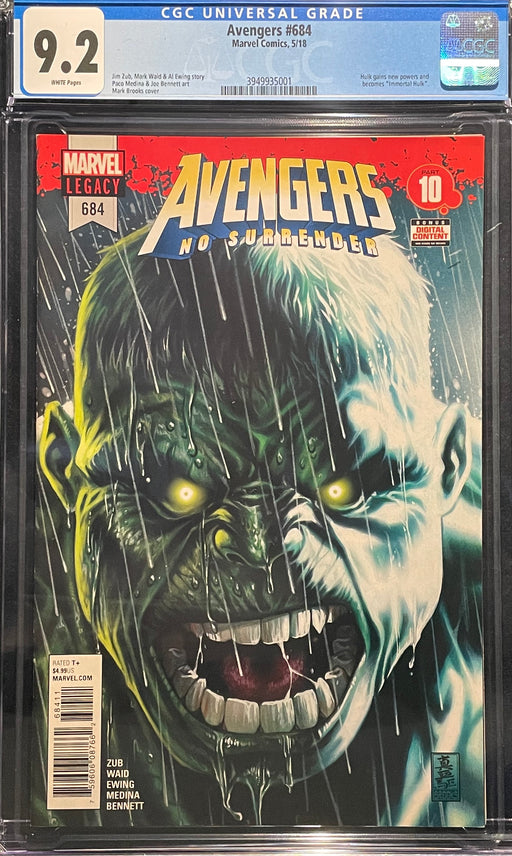 Avengers #684   CGC 9.2