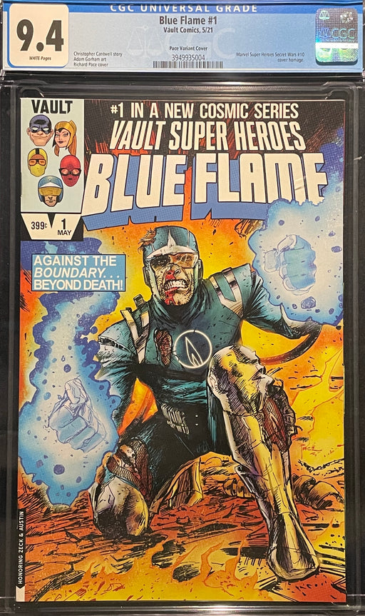 Blue Flame #  1 Cover D - Richard Pace CGC 9.4