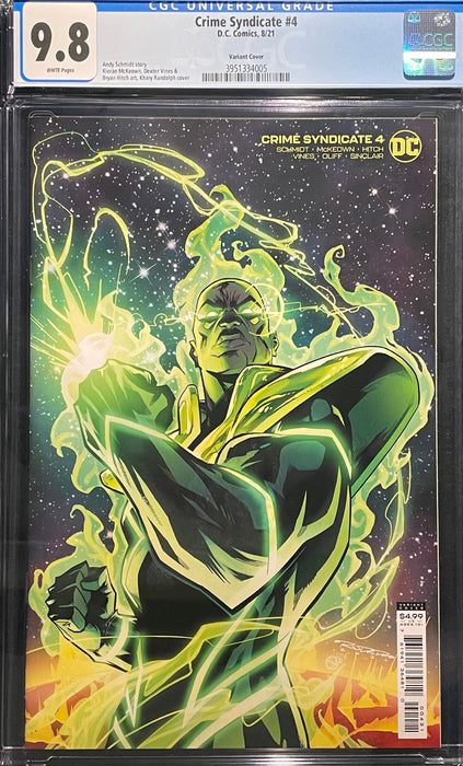 Crime Syndicate #  4 Khary Randolph Variant Cover CGC 9.8