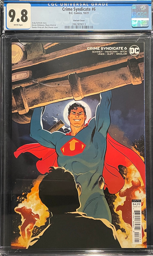Crime Syndicate #  6 Evan "Doc" Shaner Variant Cover CGC 9.8