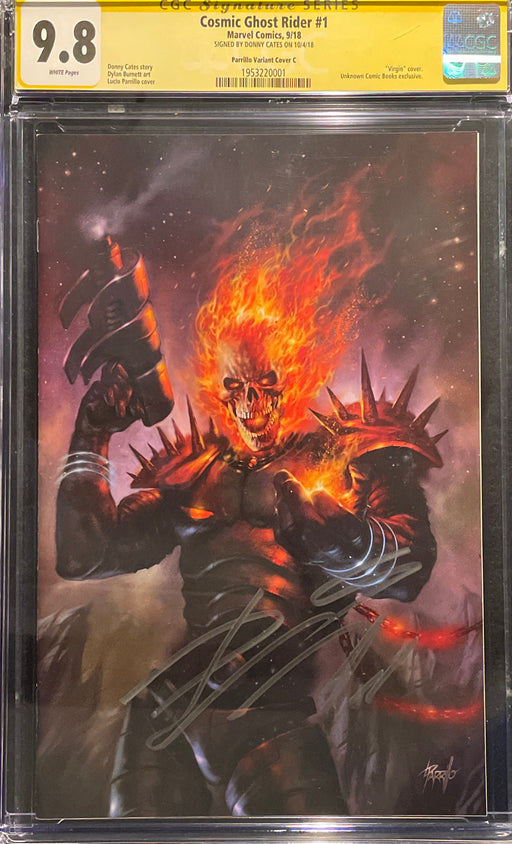 Cosmic Ghost Rider #  1 Unknown Comics Cover CGC 9.8 Signature