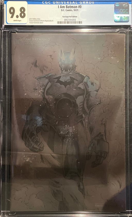 I Am Batman #  0 Travel Foreman Cover CGC 9.8