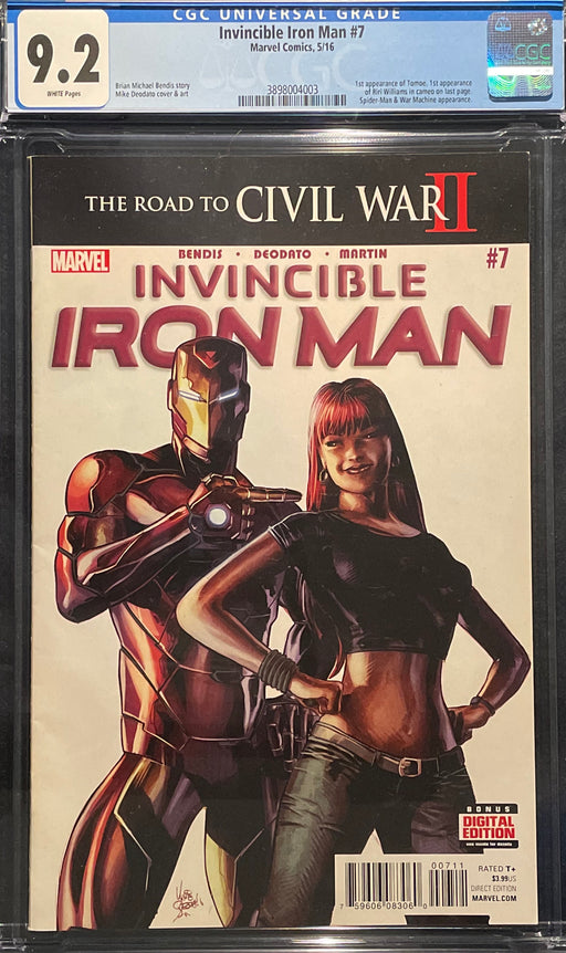 Invincible Iron Man #  7  CGC 9.2
