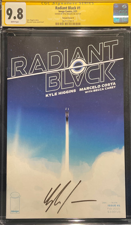 Radiant Black #  1 Cover B - Marcelo Costa & Eduardo Ferigato CGC 9.8 Signature