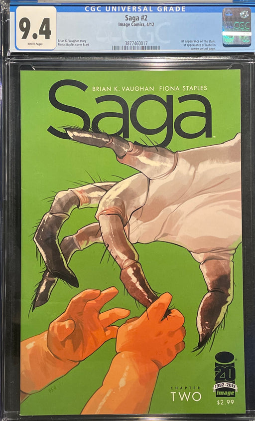 Saga #  2  CGC 9.4