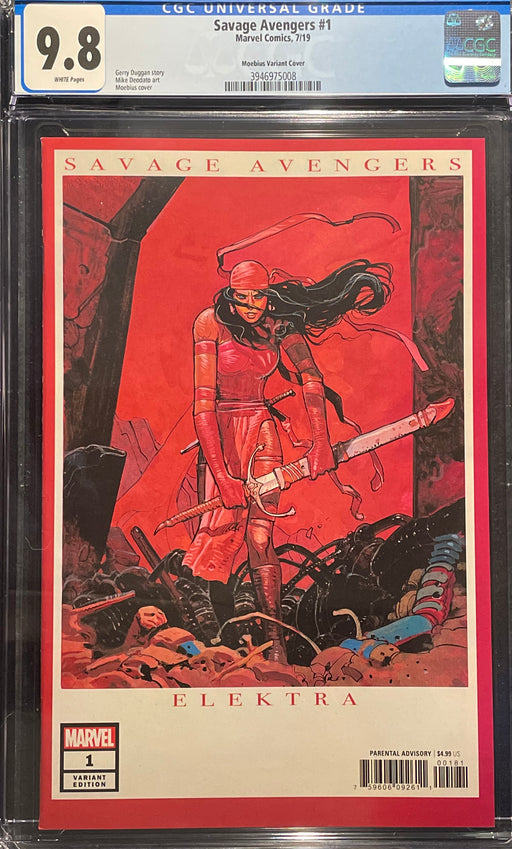 Savage Avengers #  1 Moebius 'Hidden Gem' CGC 9.8