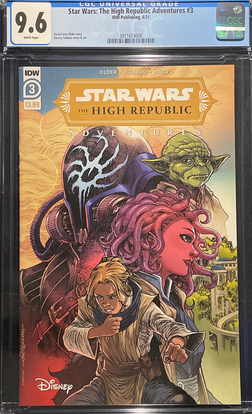 Star Wars: The High Republic Adventures #  3 Cover A - Harvey Tolibao CGC 9.6