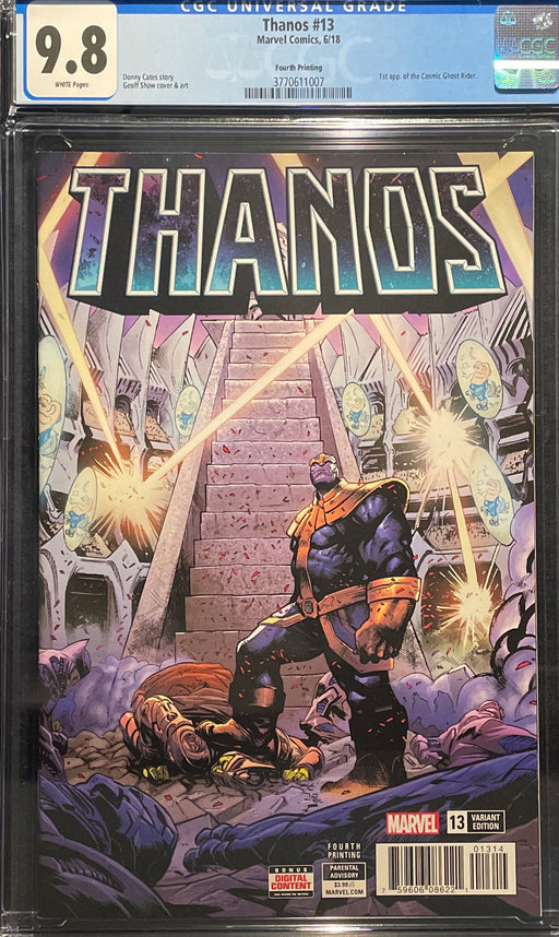 Thanos # 13 Geoff Shaw CGC 9.8