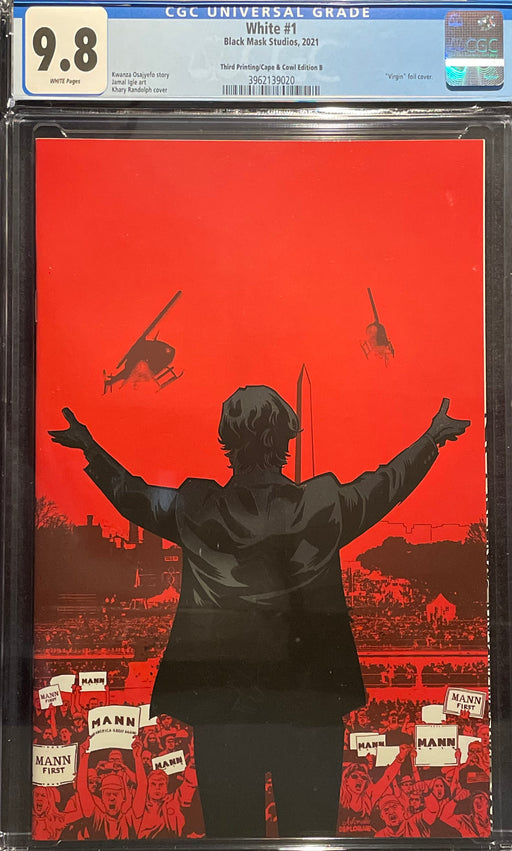 White #  1 Third Printing CGC 9.8