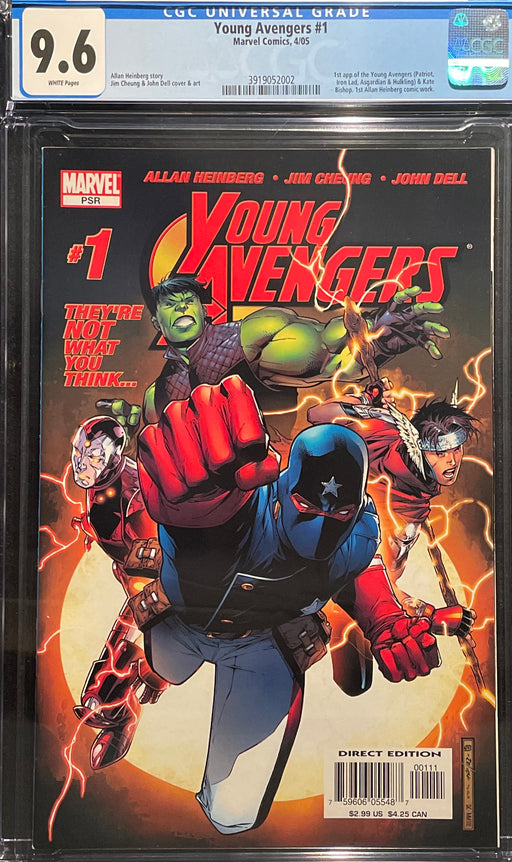 Young Avengers #  1  CGC 9.6