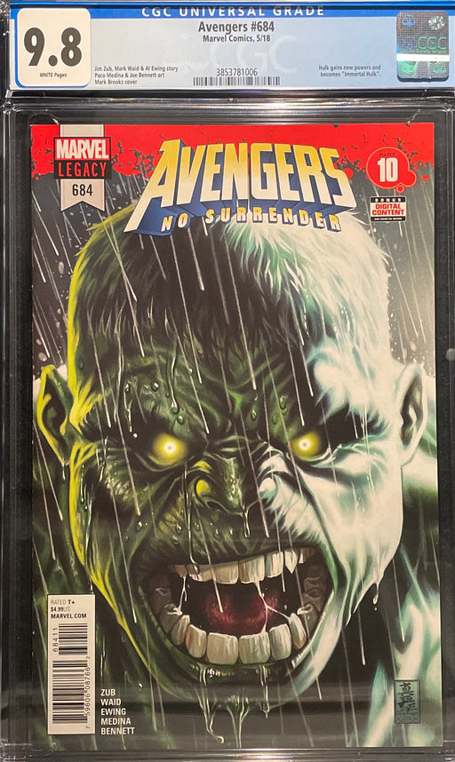 Avengers #684   CGC 9.8