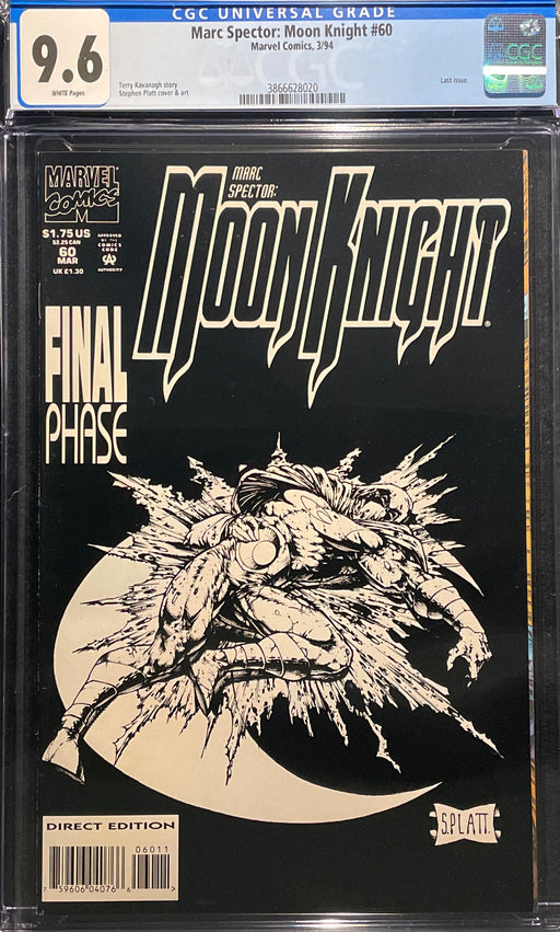 Marc Spector: Moon Knight # 60  CGC 9.6