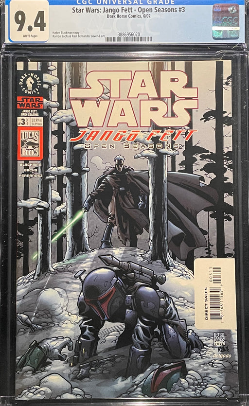 Star Wars: Jango Fett - Open Seasons #  3  CGC 9.4