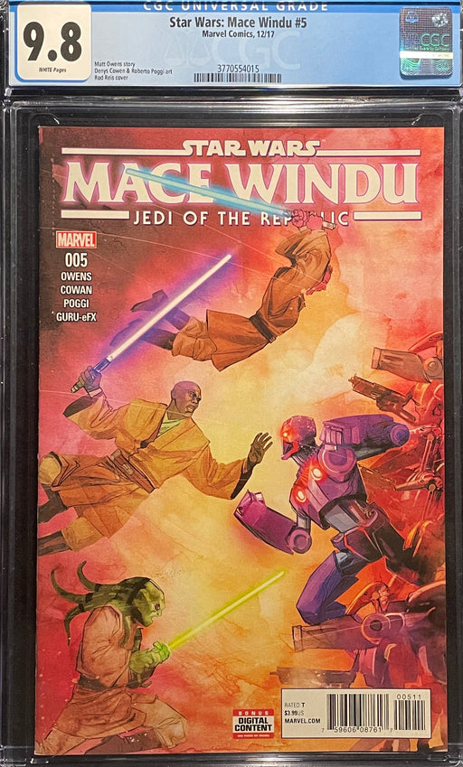 Star Wars: Mace Windu #  5 CGC 9.8