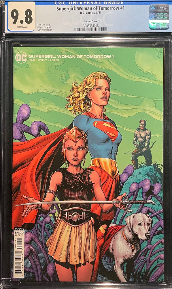 Supergirl: Woman of Tomorrow #  1 Gary Frank Cover CGC 9.8