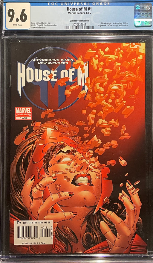 House of M #  1 Joe Quesada Cover CGC 9.6