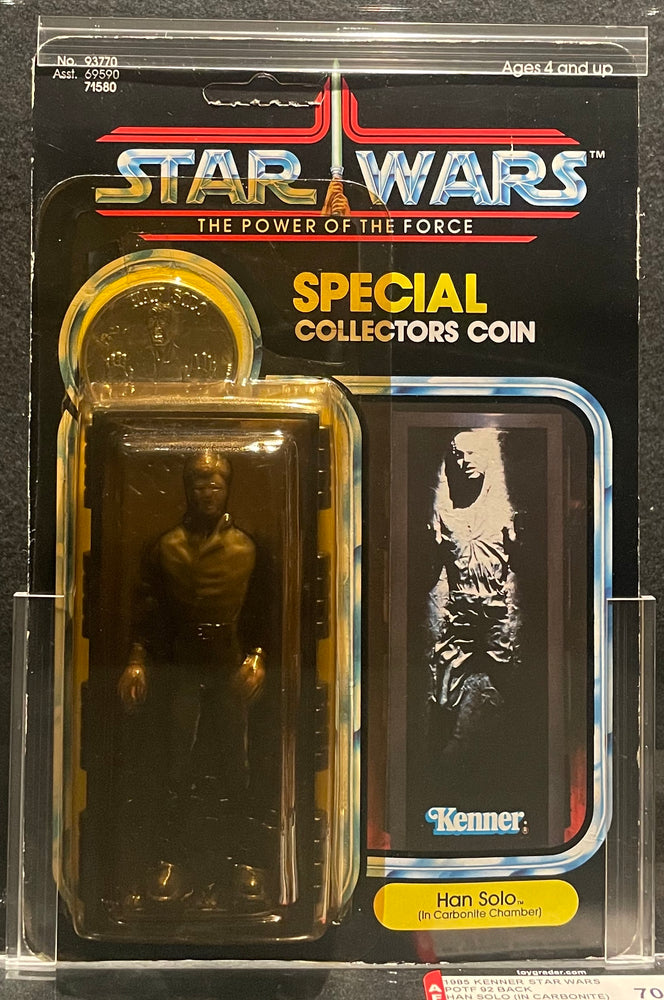 Kenner Star Wars Han Solo (In Carbonite) Unpunched AFA 70-Y