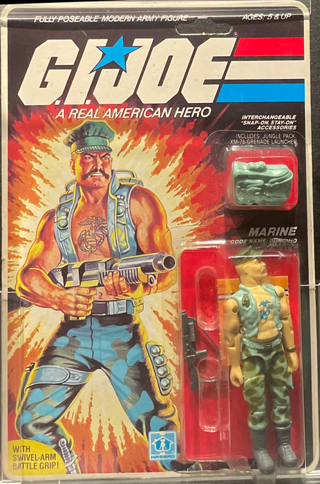 Hasbro G.I. Joe Gung-Ho Series 2 / 32 Back AFA 75