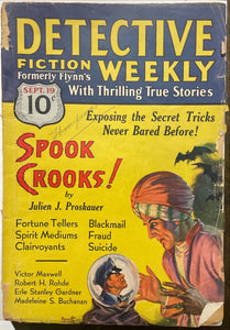 Detective Fiction Weekly Sept 1931