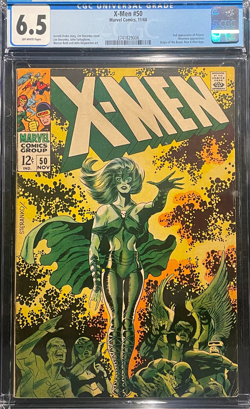 X-Men # 50  CGC 6.5