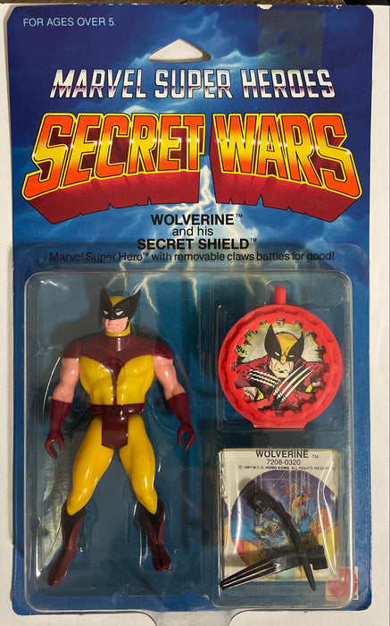 Vintage 1984 Marvel Comics Secret Wars WOLVERINE Action Figure by Mattel