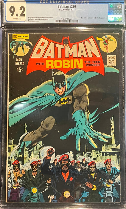 Batman #230   CGC 9.2