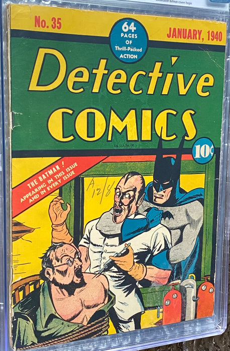 Detective Comics # 35 CGC 3.5