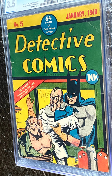 Detective Comics # 35 CGC 3.5
