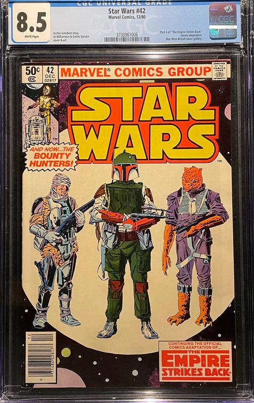 Star Wars # 42 Newsstand CGC 8.5