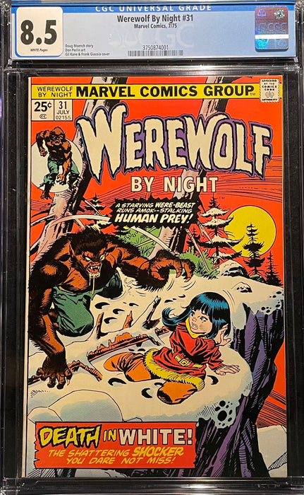 Werewolf by Night # 31  CGC 8.5
