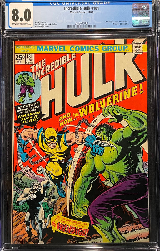 Incredible Hulk #181 CGC 8.0