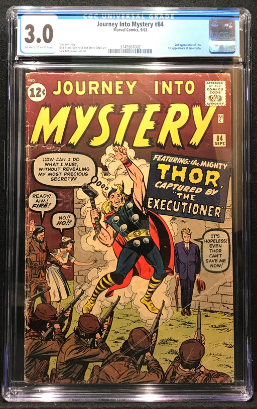 Journey Into Mystery # 84 CGC 3.0