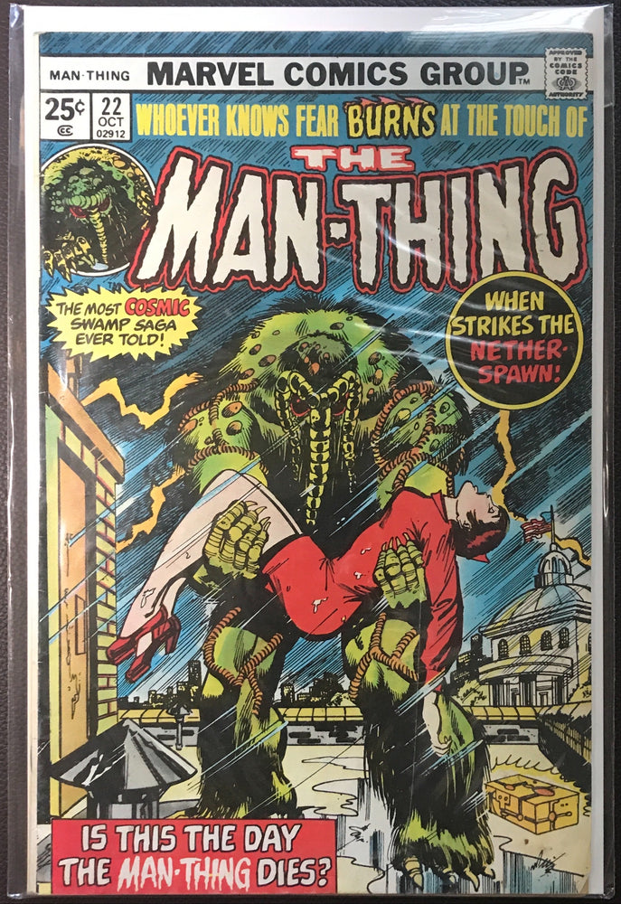 Man-Thing # 22 VG+ (4.5)