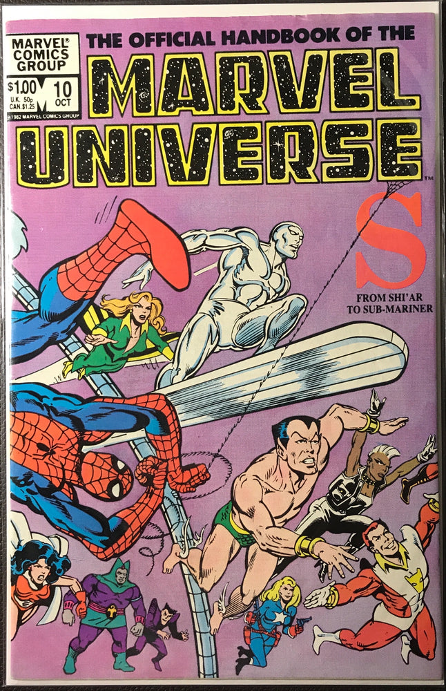 Marvel Universe, The Offical Handbook of the # 10 (Vol. 2) VF+ (8.5)