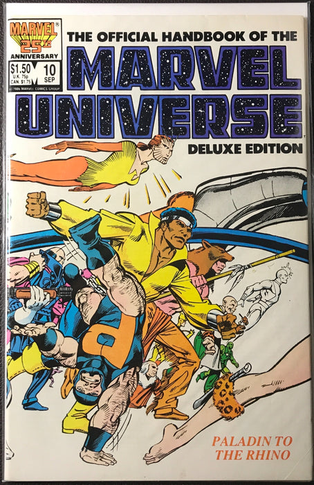 Marvel Universe, The Offical Handbook of the # 10 VF- (7.5)