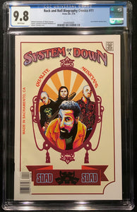 Rock and Roll Biography Comics: System of a Down # 11 CGC 9.8