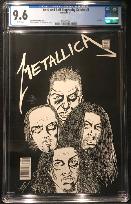 Rock and Roll Biography Comics: Metallica #  9 CGC 9.6