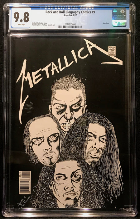 Rock and Roll Biography Comics: Metallica #  9 CGC 9.8