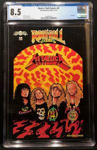 Rock n' Roll Comics: Metallica #  2 1st Printing CGC 8.5