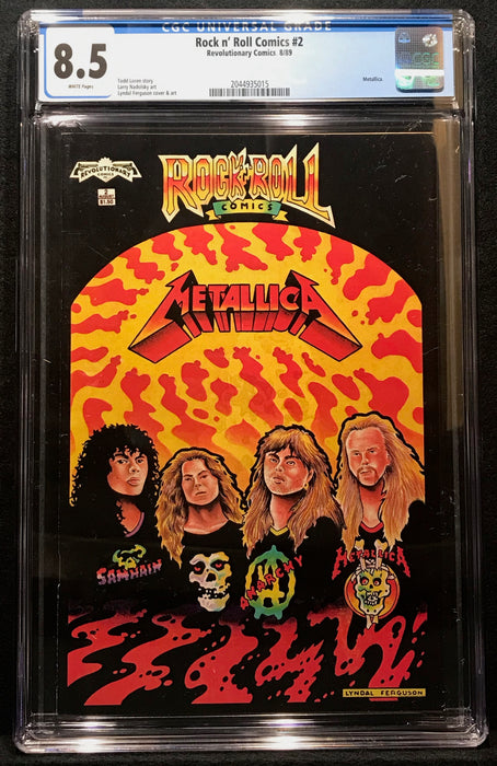 Rock n' Roll Comics: Metallica #  2 1st Printing CGC 8.5