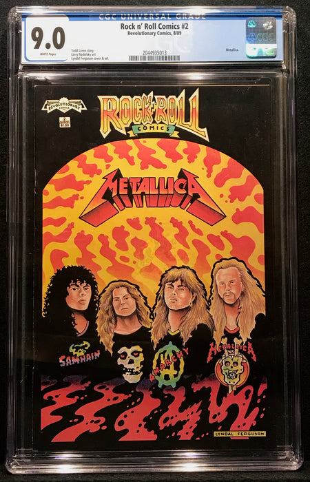 Rock n' Roll Comics: Metallica #  2 1st Printing CGC 9.0