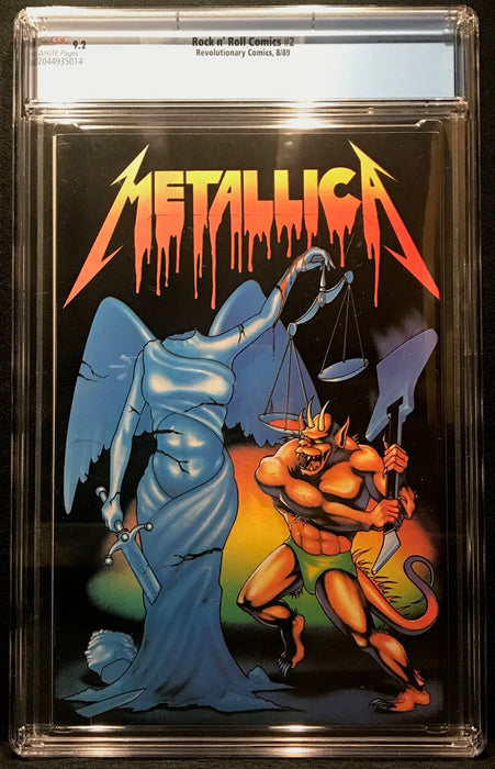 Rock n' Roll Comics: Metallica #  2 1st Printing CGC 9.2
